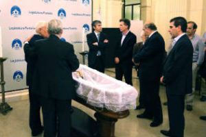 Macri despidió los restos de Enrique Olivera