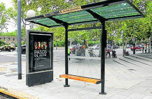 Casi un 80% :Renuevan refugios y paradas de colectivos