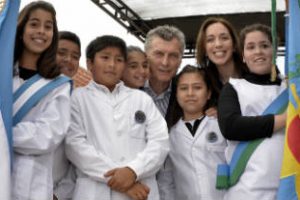 Vidal – Macri: Juntos en escuela de San Miguel del Monte