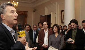 Día del periodista,Macri compartió un brindis