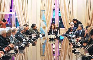 La Presidente, quiero una CGT unida.
