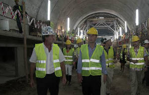 Subtes Línea H: Macri supervisó las obras de ampliación