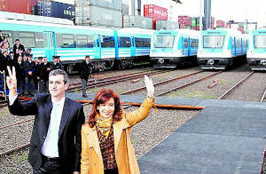 Sarmiento, con nuevos trenes
