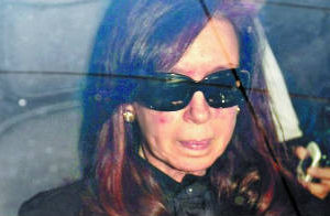 Cristina, internada por un cuadro febril infeccioso