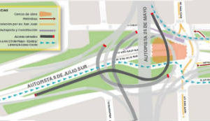 Cierre por Obra de Túneles Metrobus 9 de Julio