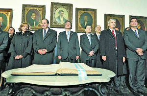 Boudou encabezó la ceremonia del 9 de Julio