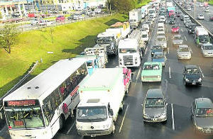 Más camiones en los accesos a la Ciudad