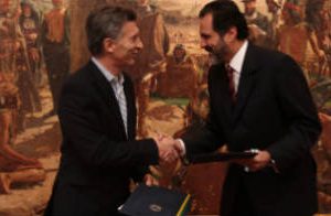 Macri firmó un convenio  con el Gobernador de Brasilia
