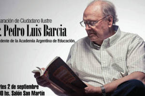 Luis Barcia será declarado Ciudadano Ilustre