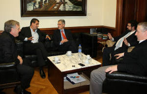 Ritondo recibió a los directivos de la AMIA
