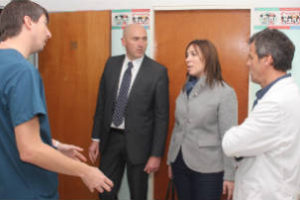 Vidal, recorrió esta mañana la localidad de Daireaux