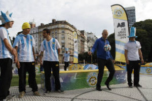 Rodríguez Larreta, participó de una clínica de fútbol