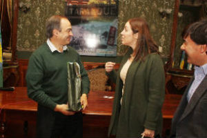 Vidal: Con el intendente de Tapalqué y contra el tabaquismo