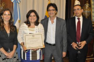 Huésped de Honor a la Ministra de Educación de Ecuador