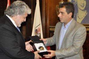 Firma de Convenio entre Lima y Buenos Aires