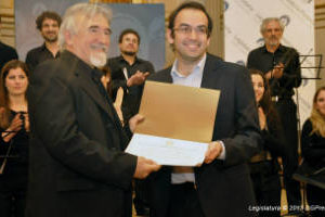 Legislatura:Distinción para el Coro Cantoría Lugano