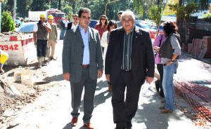 Comuna 11:Ritondo visitó las obras que se llevan