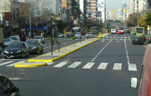 El Metrobús, en Cabildo-Maipú