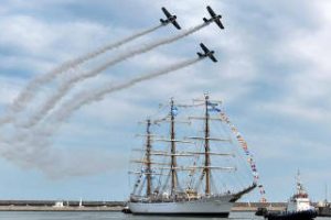 Al fin la Fragata Libertad regresó a puerto argentino