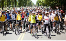 Bicicleteada por el mes de la mujer
