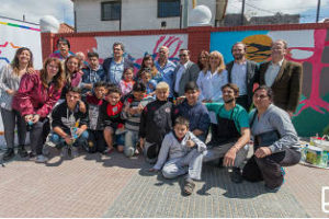DAIA :Inauguraron murales "por la diversidad"