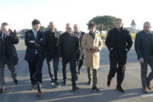 Aeroparque:Dietrich,Larreta recorrió junto las obras