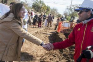 Vidal: Visito partidos bonaerense de Leandro Alem y General Arenales