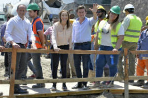 Vidal: Recorrió obra de un aliviador pluvial