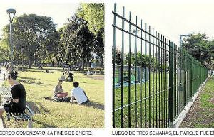 Parque Centenario: Reubican a los artesanos