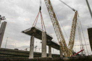 Autopista 25 de Mayo: Se desmontó rampa