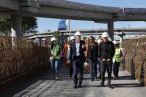 Macri – Larreta: Visitaron, Paseo del Bajo Autopista