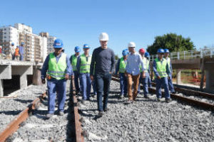 Larreta y Dietrich recorrieron el viaducto Sur