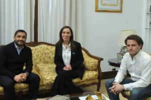Vidal con el intendente de Berazategui, Juan Patricio Mussi