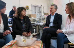 Berazategui: Macri, Vidal recorrieron cooperativa