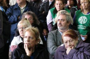 Bodart acompañó hoy a los trabajadores del Borda