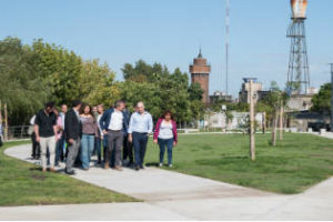 Larreta recorrió las obras del Camino de Sirga