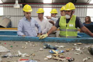Larreta inauguró, planta de tratamiento de residuos