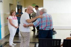 Horacio Rodríguez Larreta visitó el Hospital Pirovano