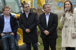 Pergamino: Vidal supervisó obra ampliación de la red cloacal