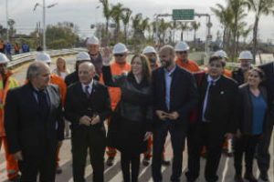 Vidal: Inauguró paso bajo nivel "Jorge Newbery"