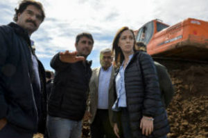 General Villegas: Vidal recorrió obras hídricas