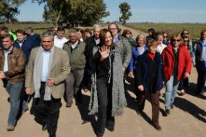 Vidal: Visitó los partidos, Florentino  Ameghino, General Villegas y Rivadavia