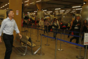 Macri superviso la Terminal de Combis Obelisco