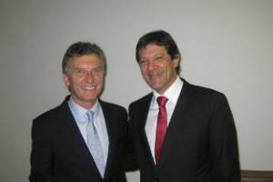 Macri se reunió con el alcalde, Fernando Haddad