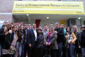 Ritondo en el centro de primera infancia.