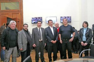 Legislatura: Ritondo reinauguró la sala de periodistas.