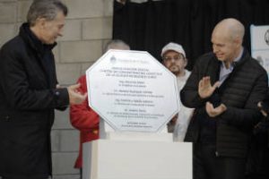 Macri y Larreta inauguraron ,Centro de Transferencia de Cargas