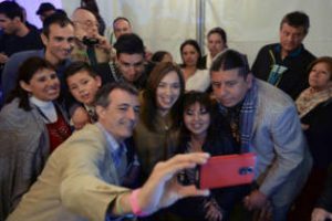 Vidal visitó Junin , el festival cultural