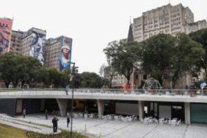 Plaza Houssay:Presentaron la puesta en valor