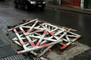 Obras callejeras: Multa a empresa de gas